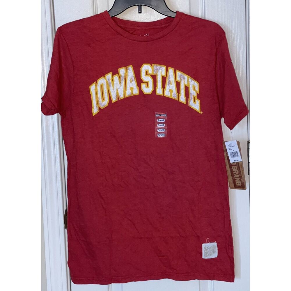 NWT The Original Retro Brand Iowa State Unisex Red Short Sleeve Shirt Size Small - Picture 7 of 7